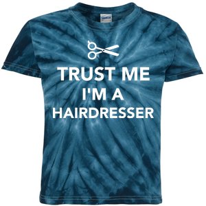 Trust Me I'm A Hairdresser Kids Tie-Dye T-Shirt