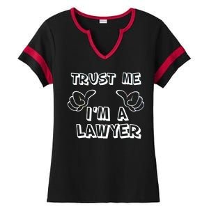 Trust Me I'm A Lawyer Ladies Halftime Notch Neck Tee