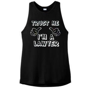 Trust Me I'm A Lawyer Ladies PosiCharge Tri-Blend Wicking Tank