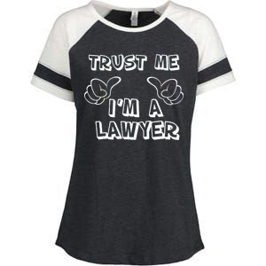 Trust Me I'm A Lawyer Enza Ladies Jersey Colorblock Tee