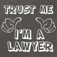 Trust Me I'm A Lawyer Cotton Canvas Backpack
