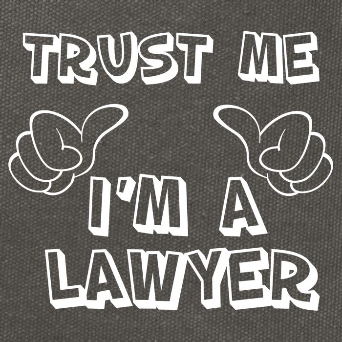Trust Me I'm A Lawyer Cotton Canvas Backpack