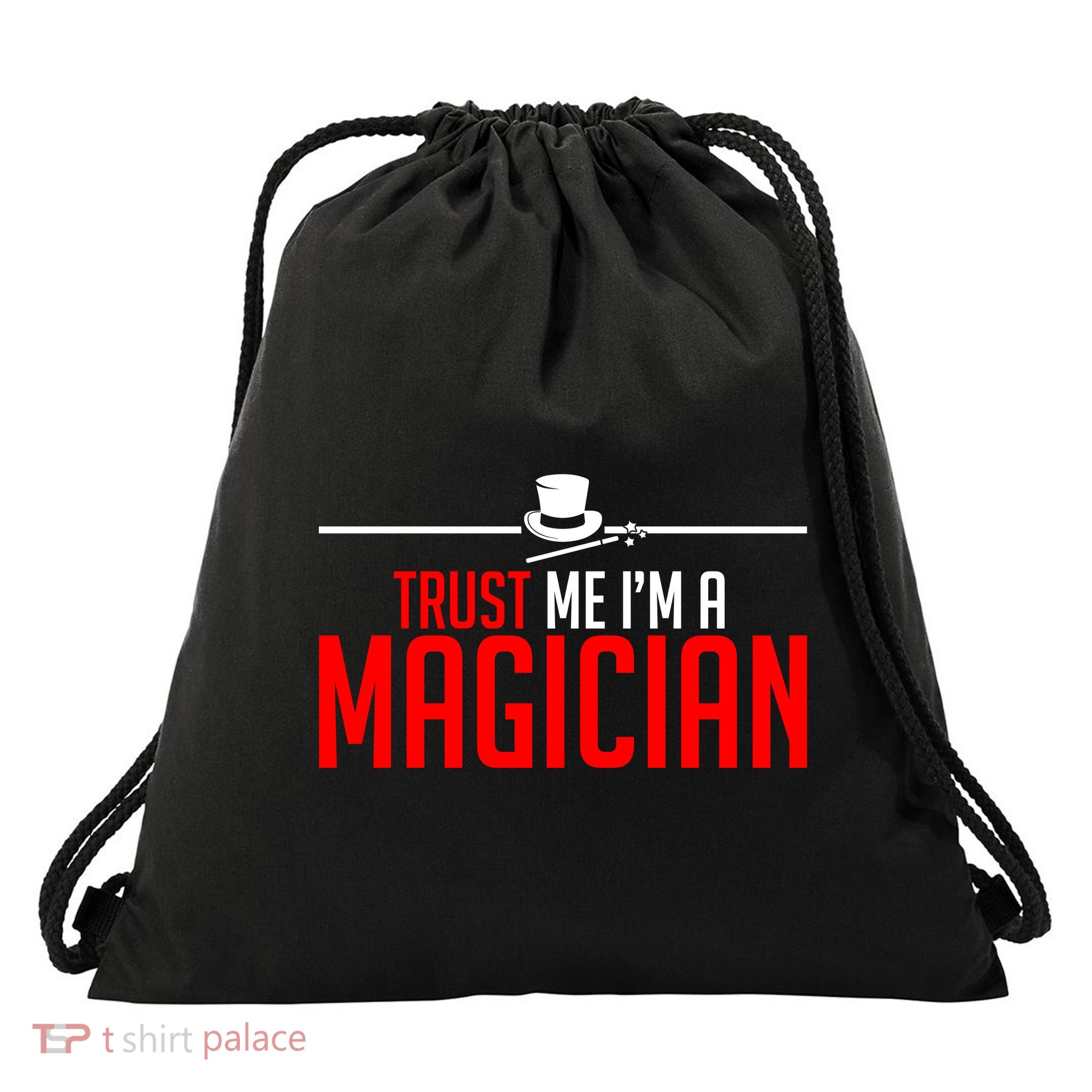 Trust Me I'm A Magician Drawstring Bag