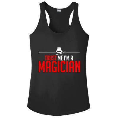 Trust Me I'm A Magician Ladies PosiCharge Competitor Racerback Tank