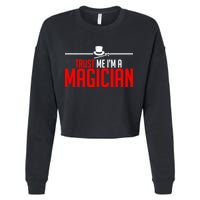 Trust Me I'm A Magician Cropped Pullover Crew