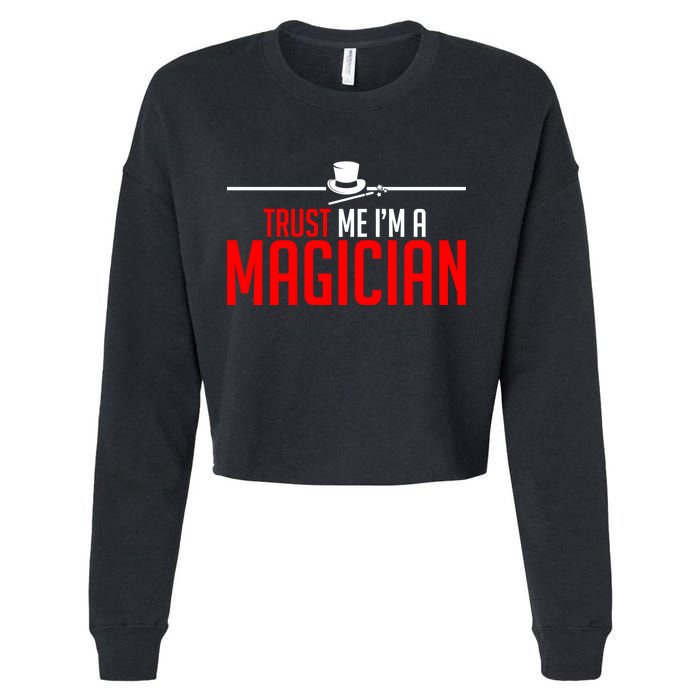 Trust Me I'm A Magician Cropped Pullover Crew