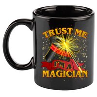 Trust Me I'm A Magician Funny 11oz C Handle Ceramic Mug