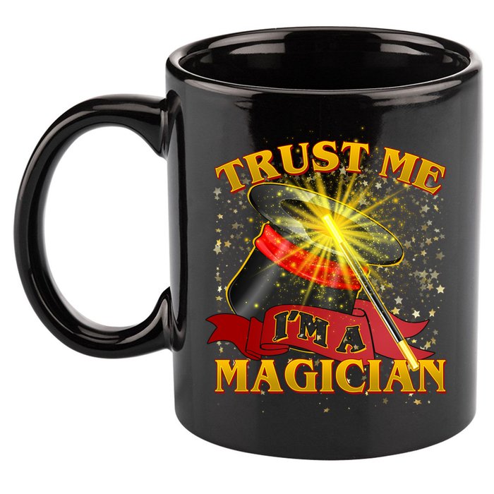 Trust Me I'm A Magician Funny 11oz C Handle Ceramic Mug