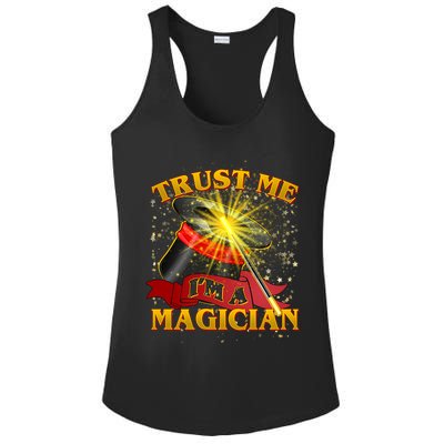 Trust Me I'm A Magician Funny Ladies PosiCharge Competitor Racerback Tank