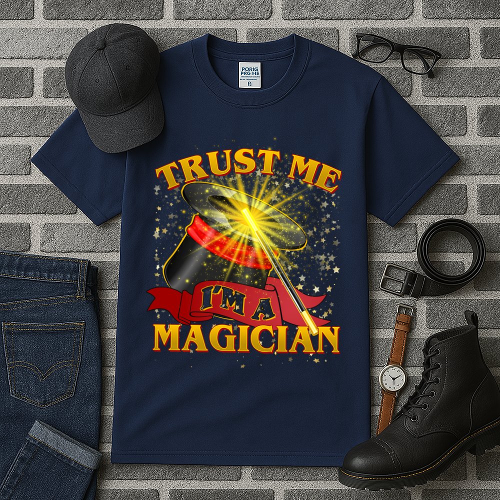 Trust Me I'm A Magician Funny Tall T-Shirt