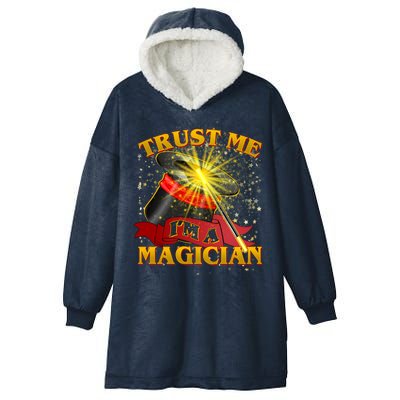 Trust Me I'm A Magician Funny Hooded Wearable Blanket