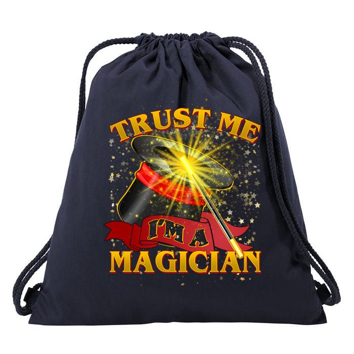 Trust Me I'm A Magician Funny Drawstring Bag