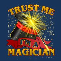 Trust Me I'm A Magician Funny Drawstring Bag