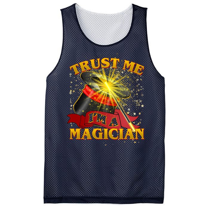 Trust Me I'm A Magician Funny Mesh Reversible Basketball Jersey Tank