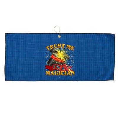 Trust Me I'm A Magician Funny Large Microfiber Waffle Golf Towel