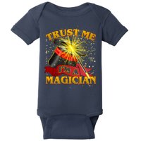 Trust Me I'm A Magician Funny Baby Bodysuit