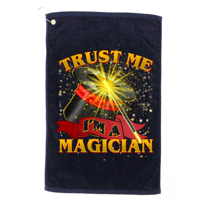 Trust Me I'm A Magician Funny Golf Towel