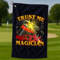 Trust Me I'm A Magician Funny Golf Towel