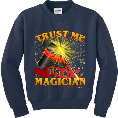 Trust Me I'm A Magician Funny Kids Sweatshirt