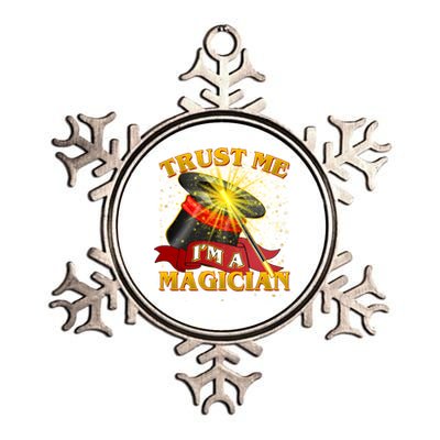 Trust Me I'm A Magician Funny Metallic Star Ornament