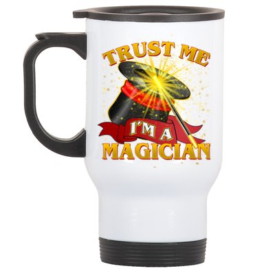 Trust Me I'm A Magician Funny Stainless Steel Travel Mug