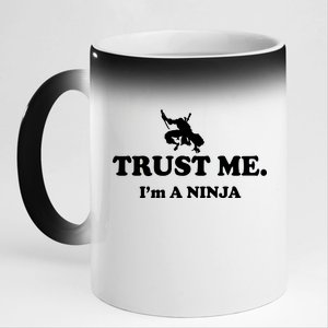 Trust Me I'm A Ninja 11oz Black Color Changing Mug