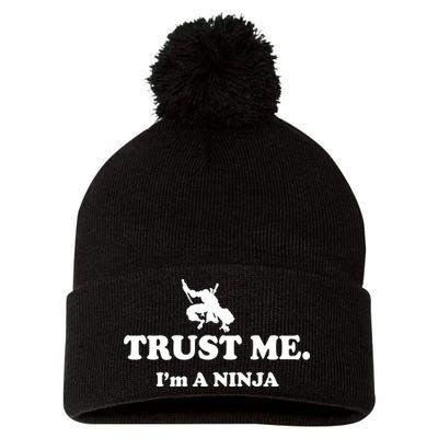 Trust Me I'm A Ninja Pom Pom 12in Knit Beanie