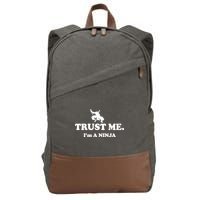 Trust Me I'm A Ninja Cotton Canvas Backpack