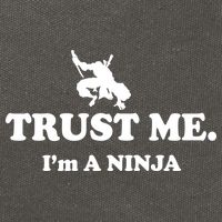 Trust Me I'm A Ninja Cotton Canvas Backpack