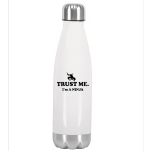 Trust Me I'm A Ninja Stainless Steel Insulated Water Bottle