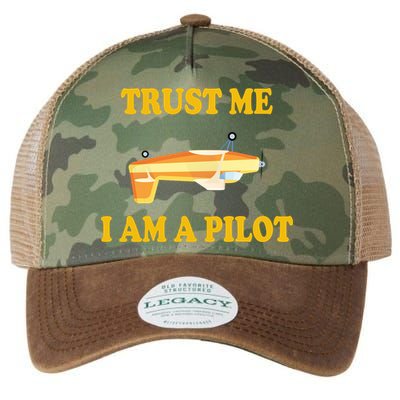 Trust Me I'm A Pilot Legacy Tie Dye Trucker Hat