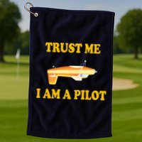 Trust Me I'm A Pilot Golf Towel