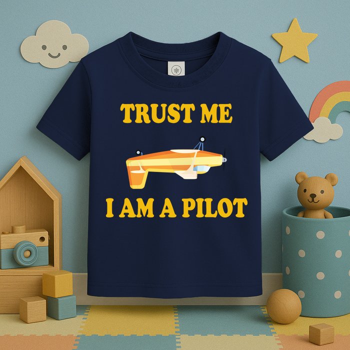 Trust Me I'm A Pilot Toddler T-Shirt