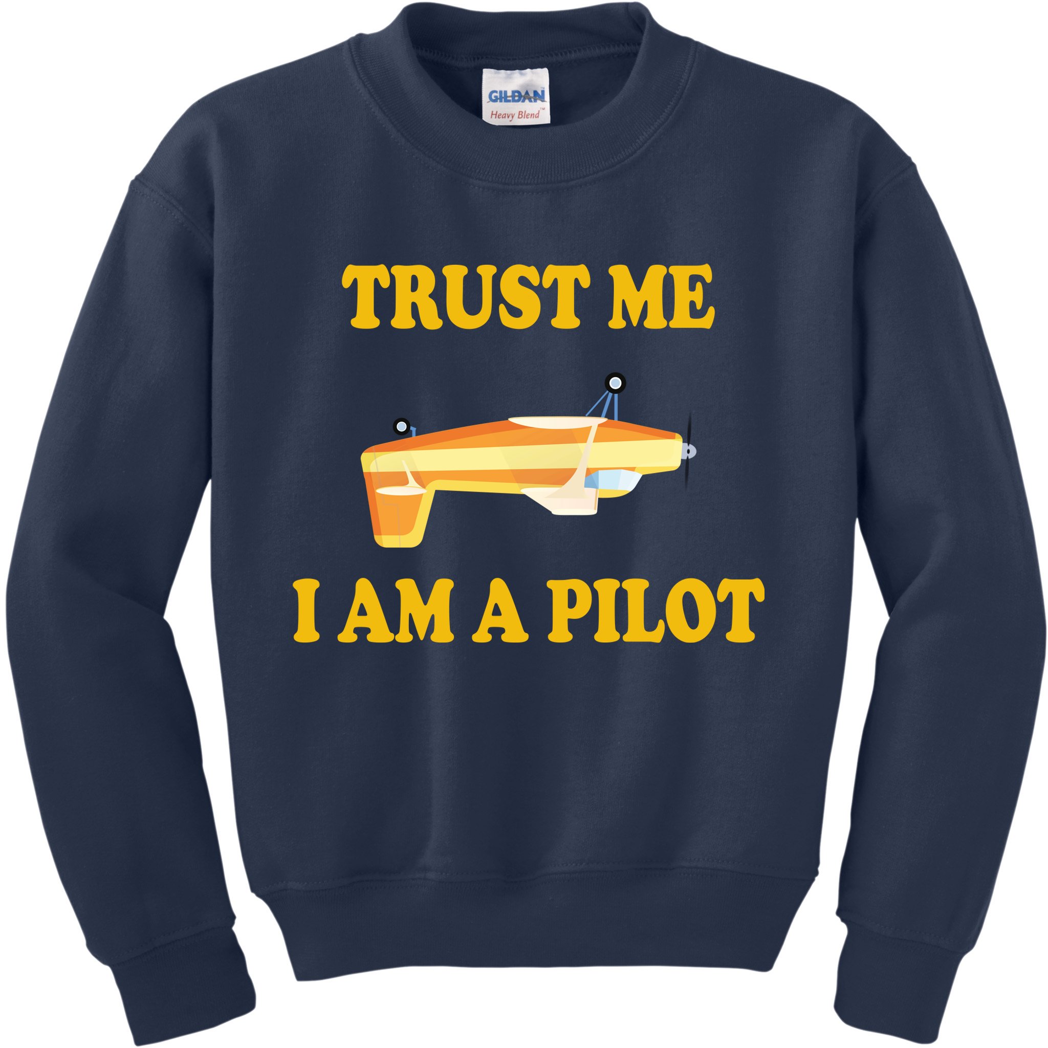 Trust Me I'm A Pilot Kids Sweatshirt