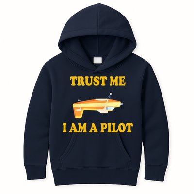 Trust Me I'm A Pilot Kids Hoodie