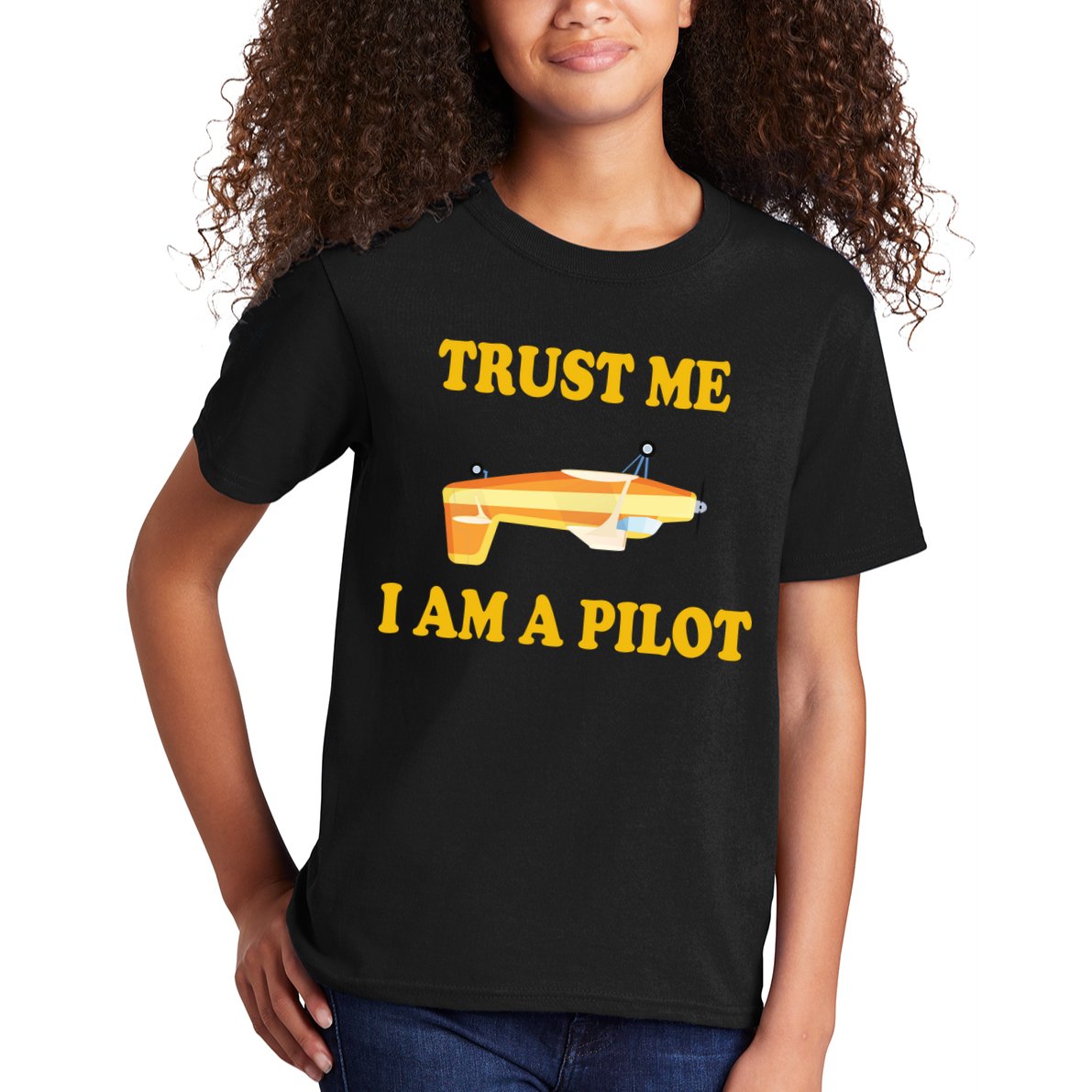 Trust Me I'm A Pilot Kids T-Shirt