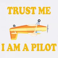 Trust Me I'm A Pilot Garment-Dyed Sweatshirt