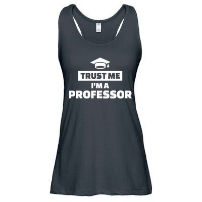 Trust Me I'm A Professor Ladies Essential Flowy Tank