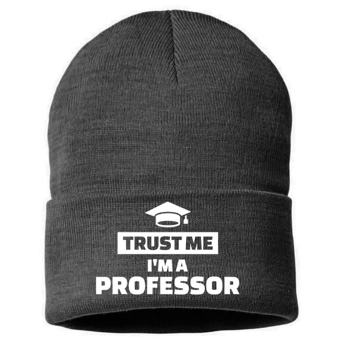 Trust Me I'm A Professor Sustainable Knit Beanie