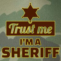 Trust Me I'm A Sheriff Legacy Tie Dye Trucker Hat