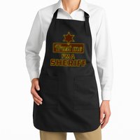 Trust Me I'm A Sheriff Apron