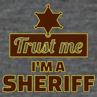Trust Me I'm A Sheriff Ladies Essential Flowy Tank