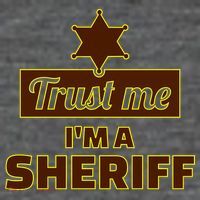 Trust Me I'm A Sheriff Sustainable Knit Beanie