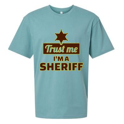 Trust Me I'm A Sheriff Sueded Cloud Jersey T-Shirt