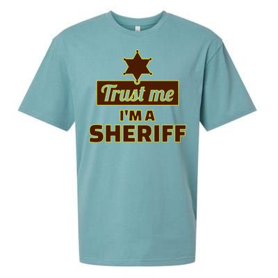 Trust Me I'm A Sheriff Sueded Cloud Jersey T-Shirt