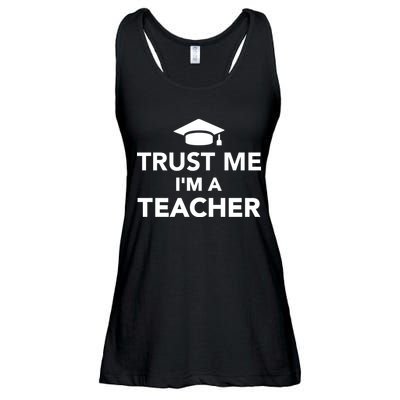 Trust Me I'm A Teacher Ladies Essential Flowy Tank