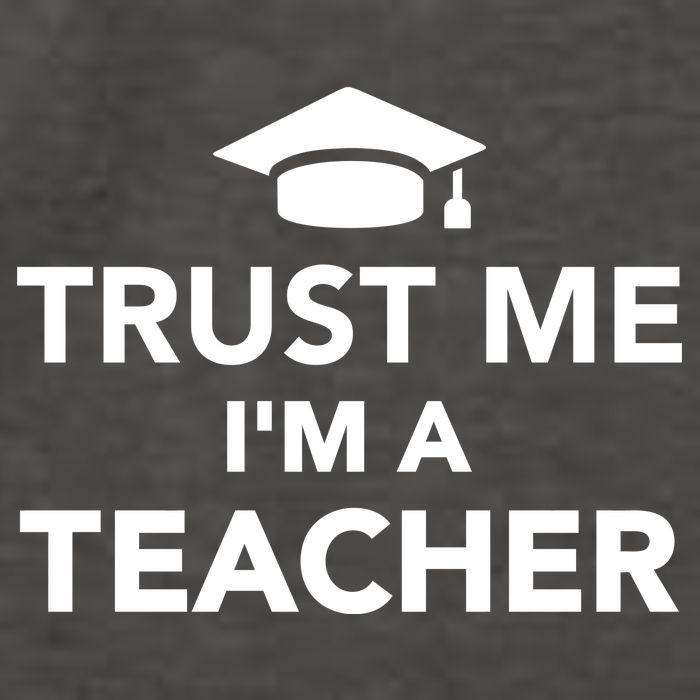 Trust Me I'm A Teacher Vector Backpack