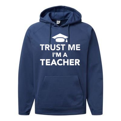 Trust Me I'm A Teacher Performance Fleece Hoodie