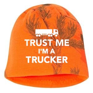 Trust Me I'm A Trucker Kati - Camo Knit Beanie