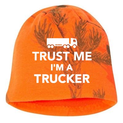 Trust Me I'm A Trucker Kati - Camo Knit Beanie